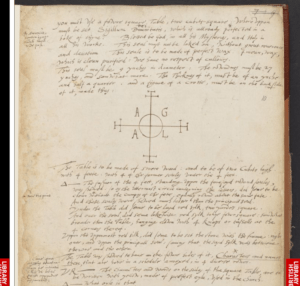 Dee's AGLA seal in manuscript